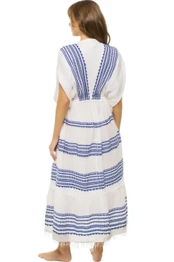 Yani Plunge Midi Dress