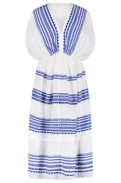 Yani Plunge Midi Dress