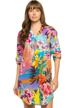 Zeru Long Sleeve Shirt Dress