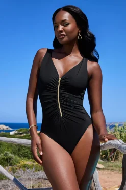 Zipt One Piece Swimsuit