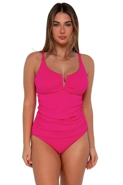 Zuri V-Wire Tankini Top (E-H Cup)